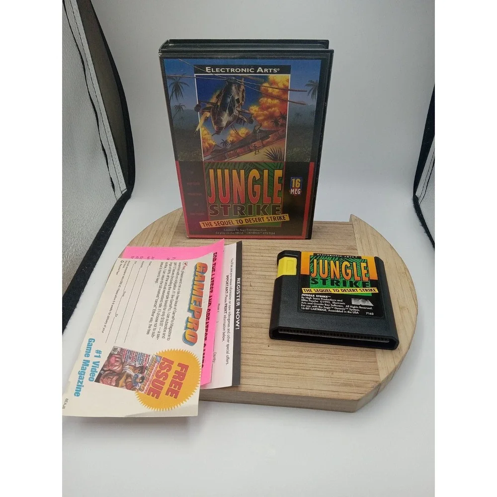 SEGA Genesis Jungle Strike The Sequel to Desert Strike No MANUAL‎